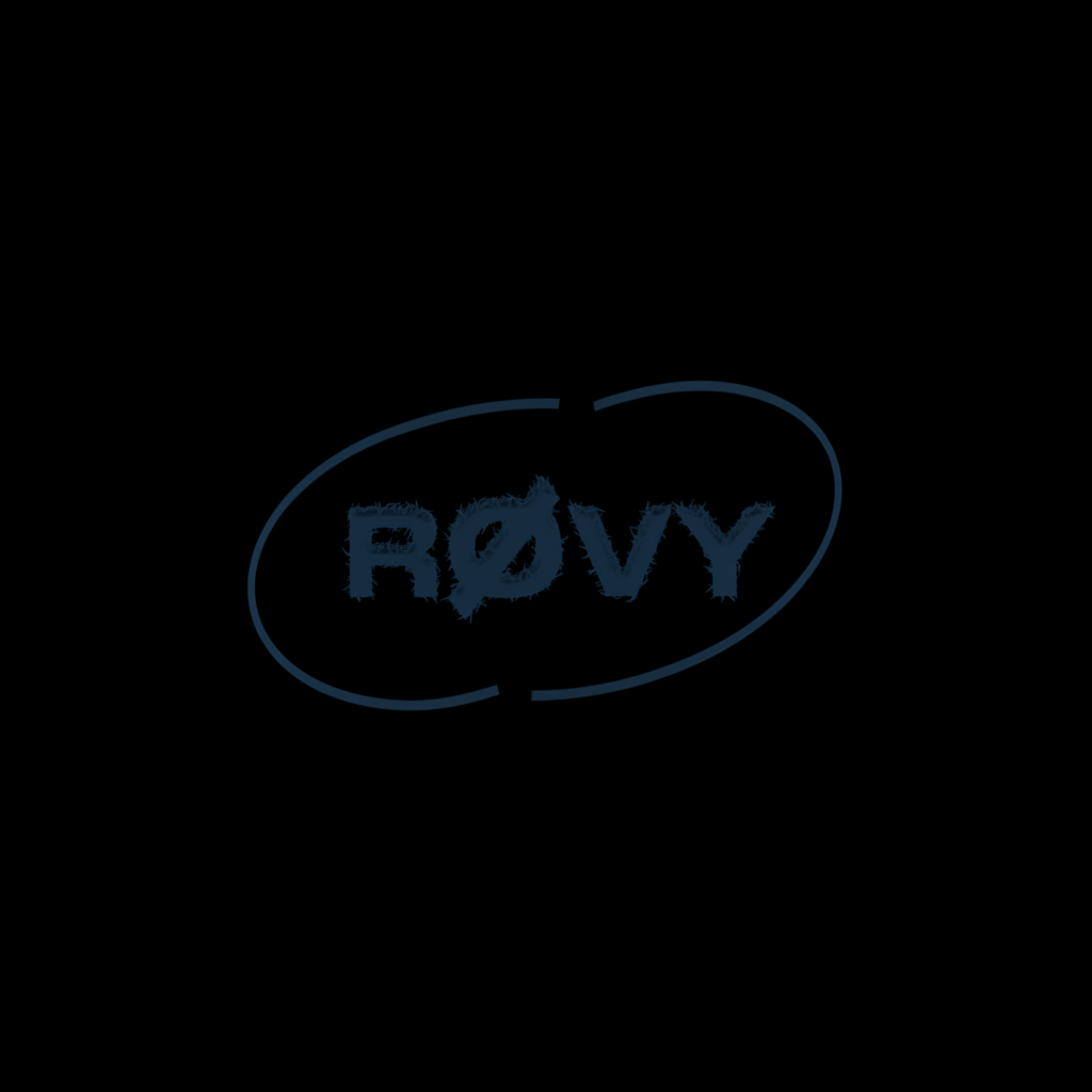 RØVY logo marinblå